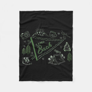 Camp Bach Adventure Camping Bachelorette Party The Fleece Blanket