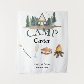 Camp Bachelor Bachelorette  Tapestry
