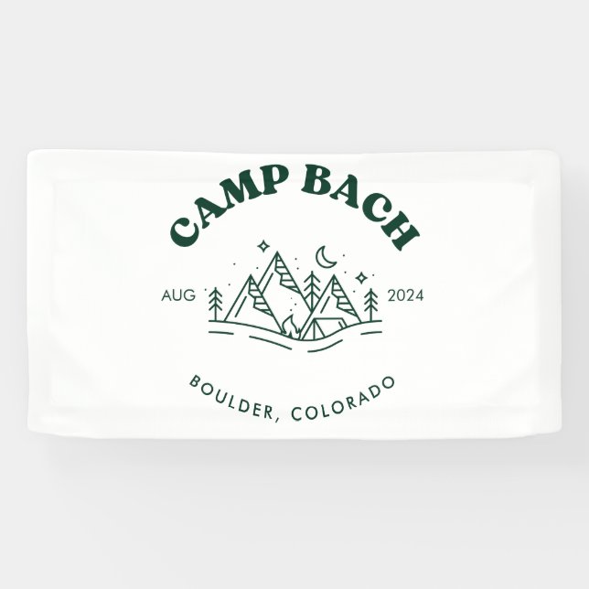 Camp Bachelorette Banner (Horizontal)