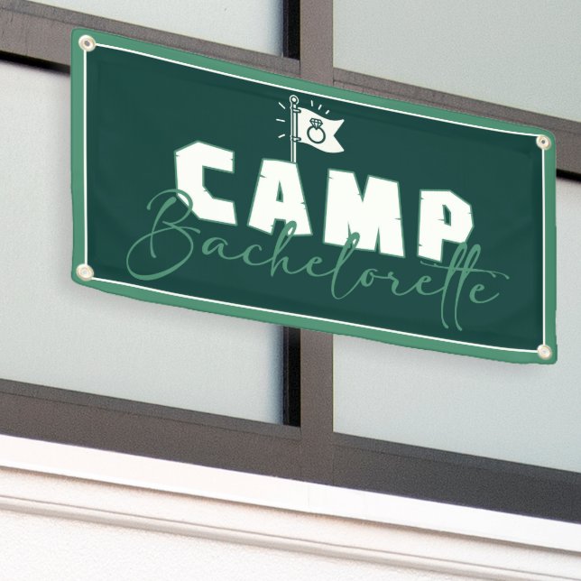 Camp Bachelorette Banner (Outside Building)