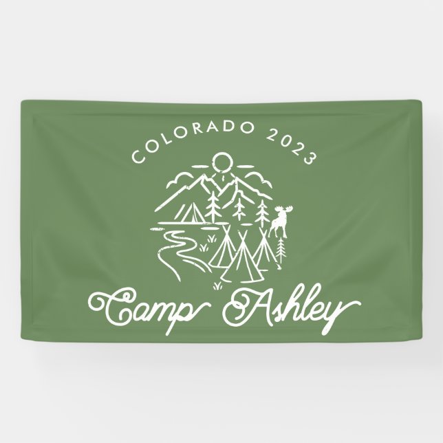 Camp Bachelorette Banner/ Backdrop Banner (Horizontal)