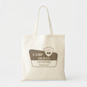 Camp Bachelorette Bridesmaid Tote Bag