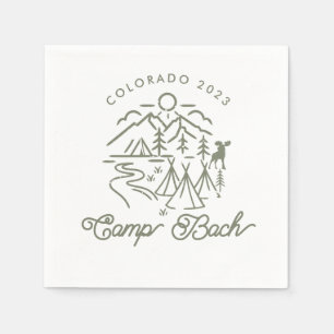 Camp Bachelorette Cocktail Napkins