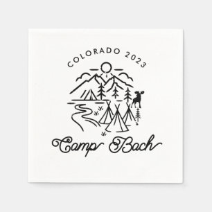 Camp Bachelorette Custom Cocktail Napkins