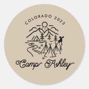 Camp Bachelorette Custom Sticker
