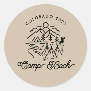 Camp Bachelorette Custom Sticker