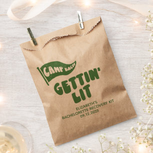 Camp Bachelorette Gettin' Lit Recovery Kit Favour Bags