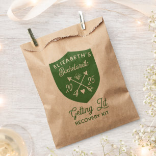 Camp Bachelorette Getting Lit Survival Kit Favour Bags