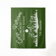 Camp Bachelorette Mountain Glamping Weekend Party