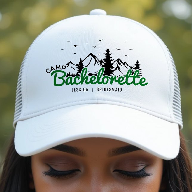 Camp Bachelorette Mountains Bridesmaid Trucker Hat (Camp Bachelorette Mountains Bridesmaid Trucker Hat
)