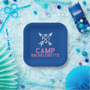 Camp Bachelorette Paper Plate