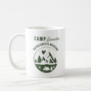 Camp Bachelorette Party Camping Bach Coffee Mug