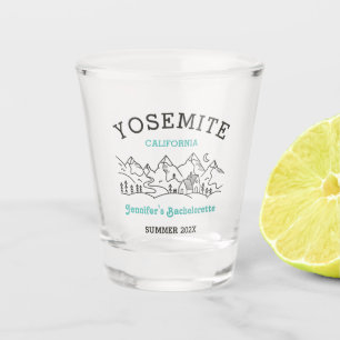 Camp Bachelorette Party Favour Bridesmaid Gift Shot Glass