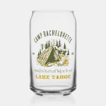 Camp Bachelorette Party Girls Camping Trip Custom Can Glass<br><div class="desc">Experience Adventure with Camp Bachelorette Party Custom Gifts! Gear up for an unforgettable bachelorette party that blends outdoor excitement with personalised style. This custom merchandise is the perfect addition to your camp-themed celebration, adding a touch of elegance and individuality to your bach trip. Elevate your camping experience with this custom...</div>
