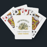 Camp Bachelorette Party Girls Camping Trip Custom Playing Cards<br><div class="desc">Experience Adventure with Camp Bachelorette Party Custom Gifts! Gear up for an unforgettable bachelorette party that blends outdoor excitement with personalised style. This custom merchandise is the perfect addition to your camp-themed celebration, adding a touch of elegance and individuality to your bach trip. Elevate your camping experience with this custom...</div>
