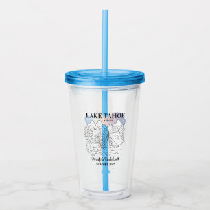 Camp Bachelorette Party Girls Trip Camping Custom Acrylic Tumbler