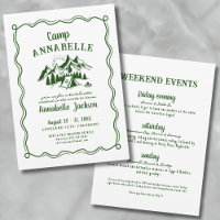 Camp Bachelorette Party Girls Weekend