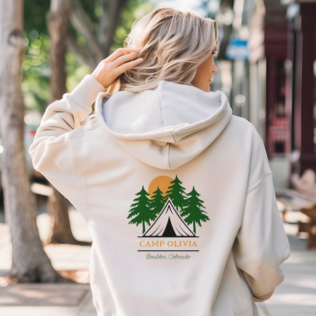 Camp Bachelorette Personalised  Hoodie (Creator Uploaded)