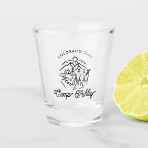 Camp Bachelorette Personalized Tote Bag  Shot Glass