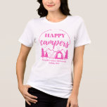 Camp Bachelorette Pink T-Shirt Tri-Blend Shirt<br><div class="desc">Get ready for an unforgettable bachelorette weekend with our Camp Bachelorette Pink T-Shirt! Perfect for a fun-filled getaway, this stylish tee features a playful design that's ideal for any outdoor adventure. Whether you're hiking, lounging by the fire, or partying under the stars, this shirt is the ultimate way to celebrate...</div>