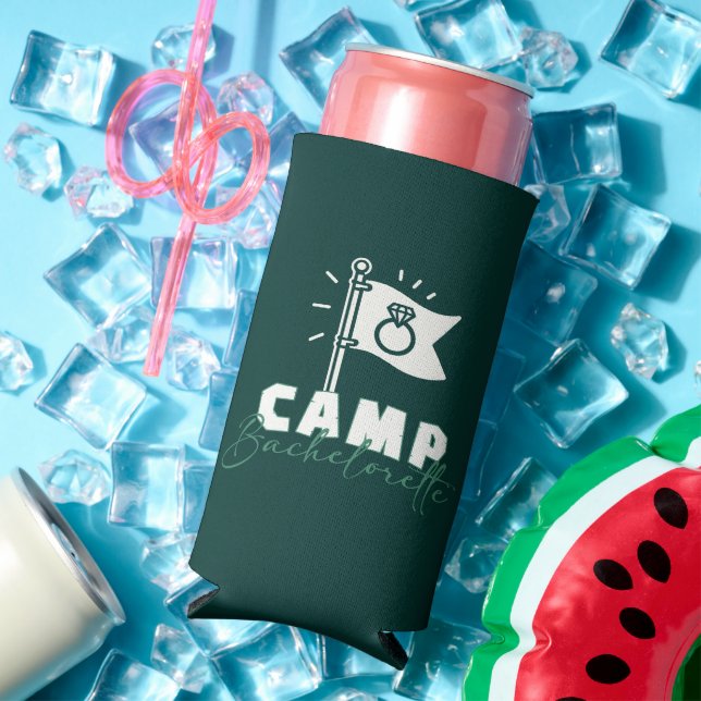 Camp Bachelorette Seltzer Can Cooler (In Situ Summer)