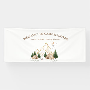 Camp Bachelorette Weekend Adventure Banner