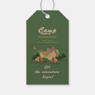 Camp Bachelorette Weekend Adventure Gift Tags