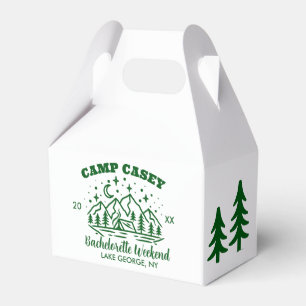 CAMP BACHELORETTE WEEKEND  FAVOUR BOX