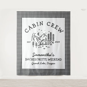 Camp Bachelorette weekend Mountains Tapestry