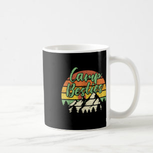Camp Besties Outdoor Sunset Best Friend Matching C Coffee Mug
