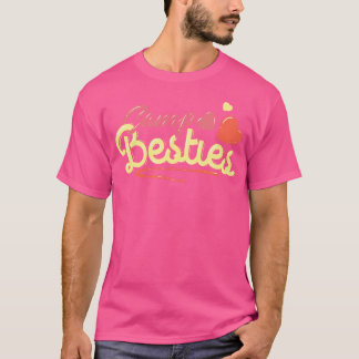 Camp Besties Quote Nature Holiday Adventure Campin T-Shirt