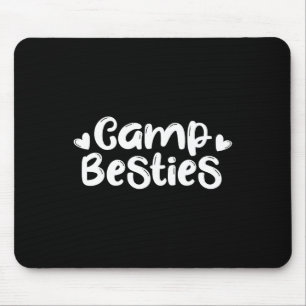 Camp Besties Shirt Cute Best Friend Summer Camper Mouse Mat