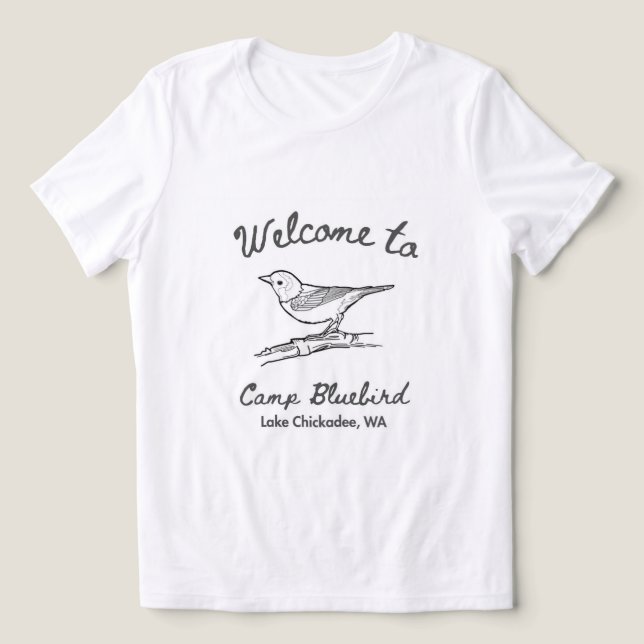 Camp Bluebird Tee (Design Front)