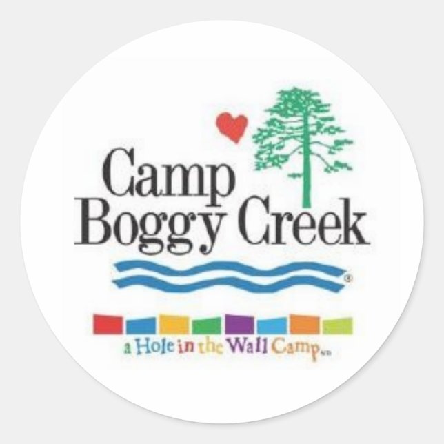 Camp Boggy Creek Classic Round Sticker (Front)