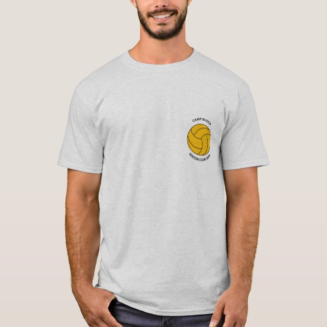 Camp Bucca camo soccer shirt (Front)