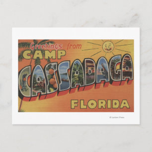 Camp Cassadaga, Florida - Large Letter Scenes Postcard