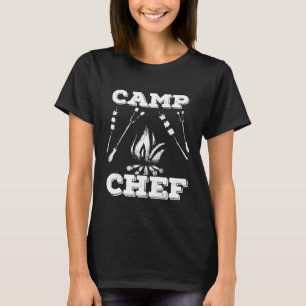 Camp Chef Camping Cooking For Scout Scouting Lead T-Shirt