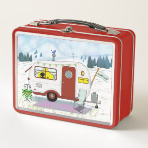 “Camp Chic Metal Lunch Box