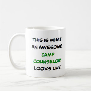 camp counsellor, awesome coffee mug
