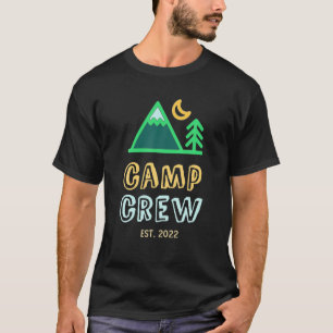 CAMP CREW 2022 Summer Staff Counselor Teacher Crew T-Shirt