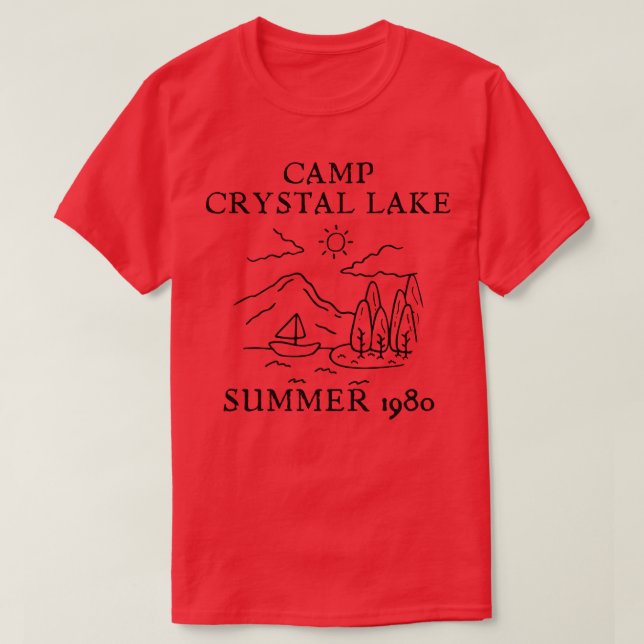Camp Crystal Lake 2 T-Shirt (Design Front)