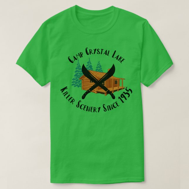 Camp Crystal Lake T-Shirt (Design Front)