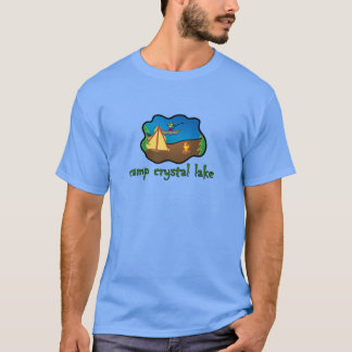 camp crystal lake truck stop vacation tee