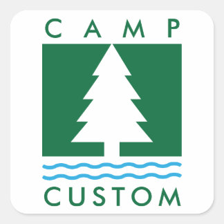 Camp Custom Square Sticker