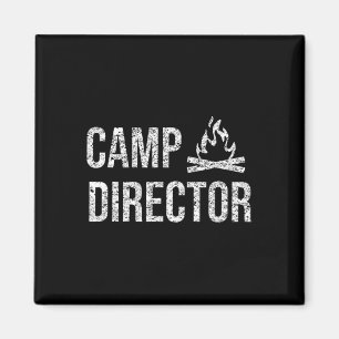 Camp Director Shirt - Camping Camper Design Gift Magnet
