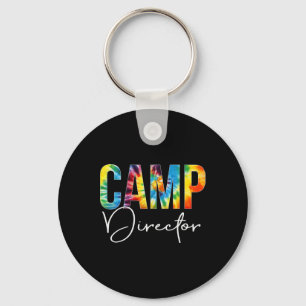 Camp Director Tie Dye Appreciation Day Hello Back Key Ring