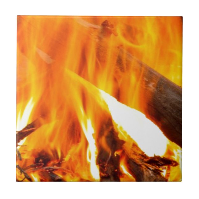 Camp Fire Hot With Wood Tile (Front)