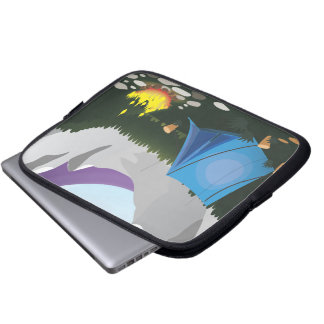 Camp fire laptop sleeve