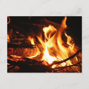 Camp Fire Postcard