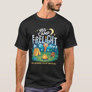 Camp Firelight VBS Camp Vacation Bible School Fire T-Shirt